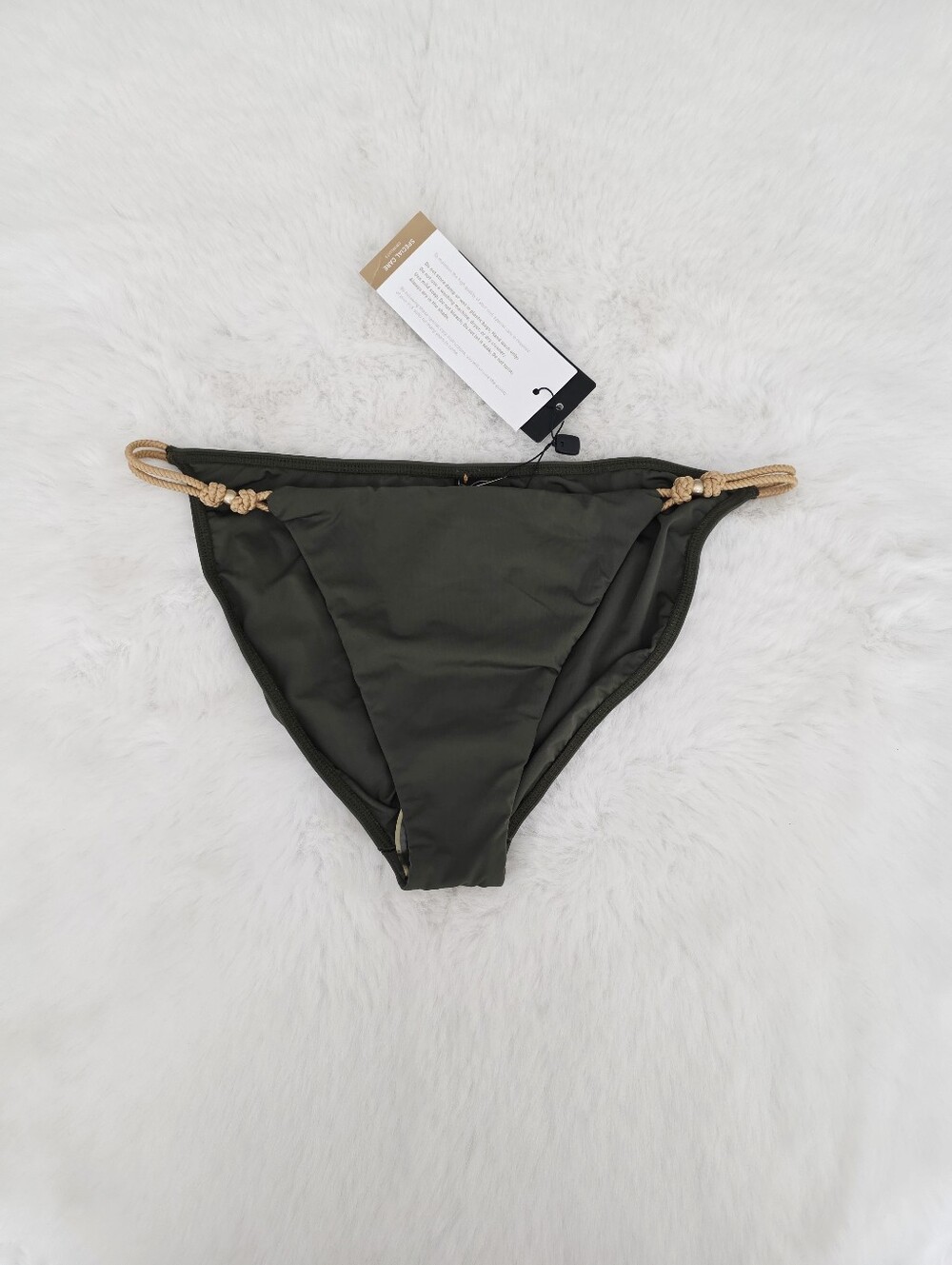 VIX PAULA HERMANNY🍸 Solid GI Detail Full Bikini Bottom SIZE XL
